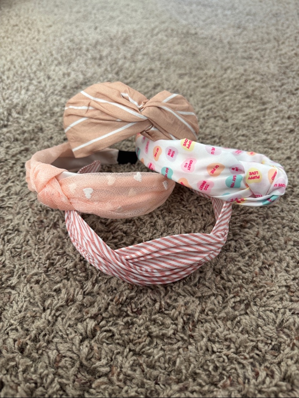 Lot of Pink Headbands - all new without tags!